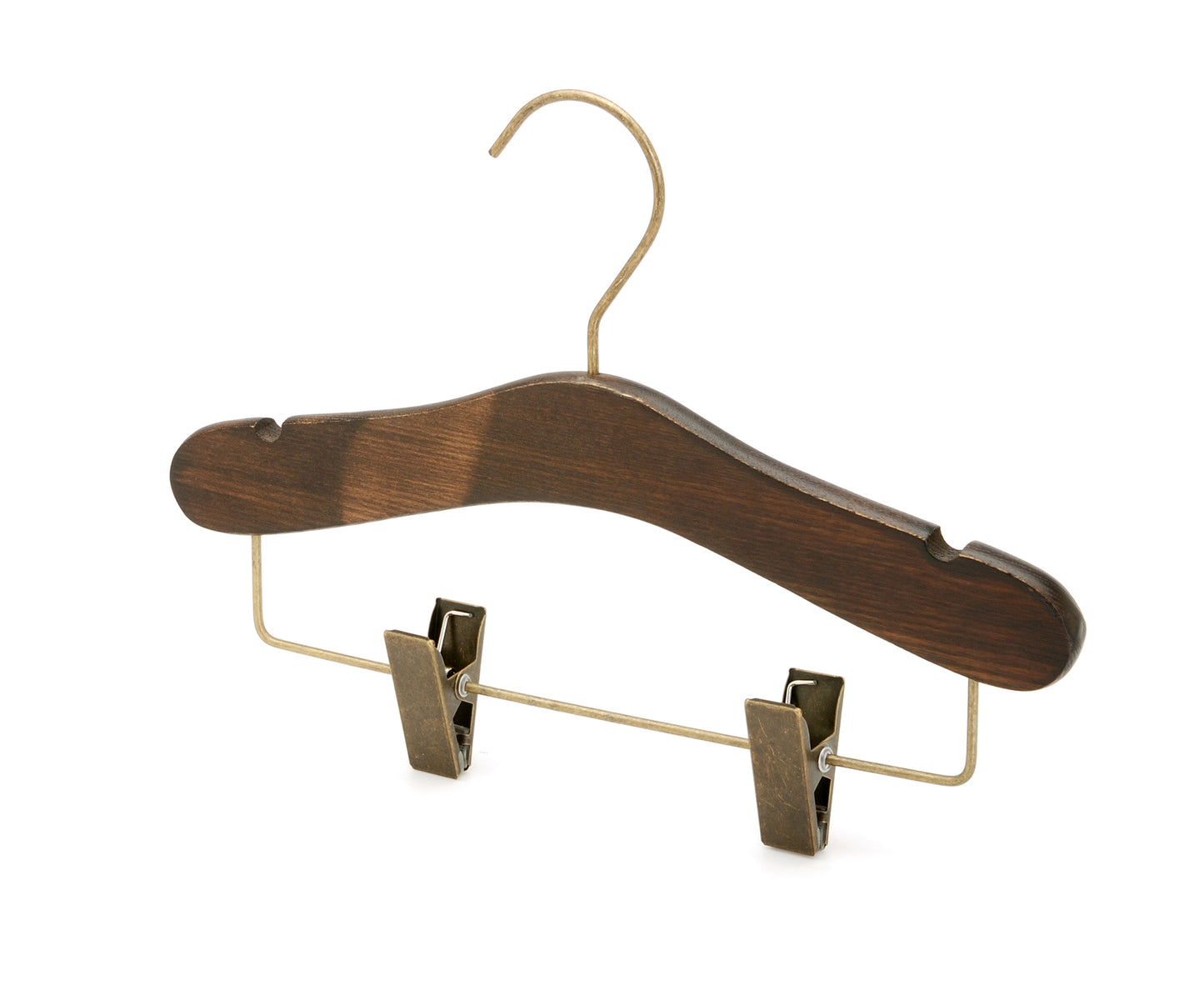 Wooden Antique Kids Top Clip (Brass Hook) 28cm