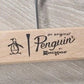 Wooden Natural Clip Branded Penguin 35cm