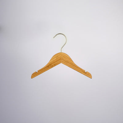 Bamboo Wood Sustainable Children's Top Jacket Hanger 26cm
