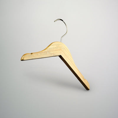 Bamboo Wood Sustainable Children's Top Jacket Hanger 26cm