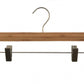 Bamboo Wood Sustainable Clip Bottom Hanger 35cm