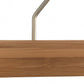 Bamboo Wood Sustainable Clip Bottom Hanger 35cm