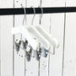 White Wood Top Coat Kids Hanger with Bar 28cm