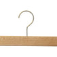 Natural Wooden Trouser Hanger with Non Slip Flocked Bar 37cm