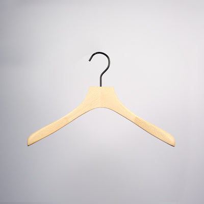 Premium Natural Wooden Top Jacket Hanger 37cm